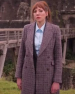 Cunk on Earth 2022 Philomena Cunk Plaid Coat