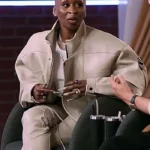 Cynthia Erivo Access Hollywood Leather Jacket