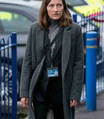 DCI Jo Davidson Line Of Duty Wool Trench Long Coat