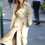 Dakota Johnson Materialists Beige Trench Coat