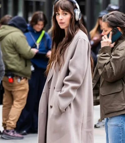 Dakota Johnson Verity Brown Coat