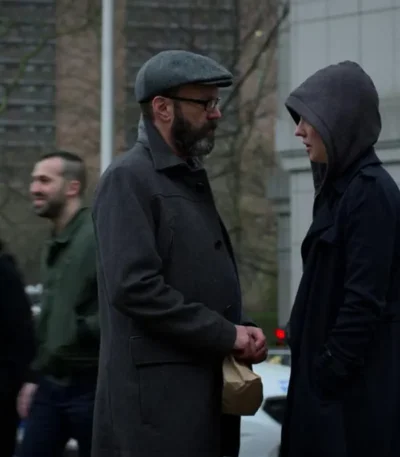 Daredevil Mitchell Ellison Grey Wool Coat