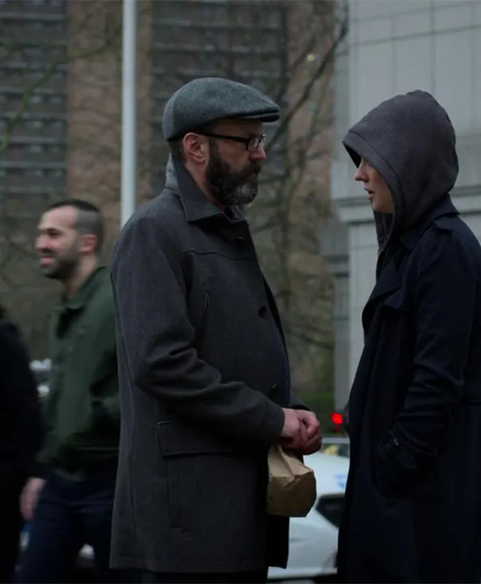 Daredevil Mitchell Ellison Grey Wool Coat Daredevil Mitchell Ellison Grey Wool Coat