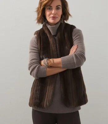 Brown Fur Vest