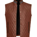 Davis Collins Ransom Canyon S01 Leather Quilted Vest