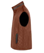 Davis Collins Ransom Canyon S01 Leather Quilted Vest
