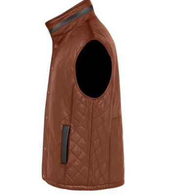 Davis Collins Ransom Canyon S01 Leather Quilted Vest
