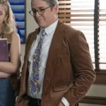 Daybreak Matthew Broderick Cord Blazer Coat