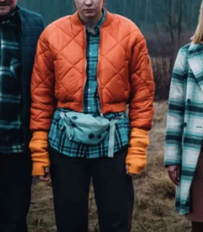 Dead End 2022 Maja Wolska Orange Quilted Jacket