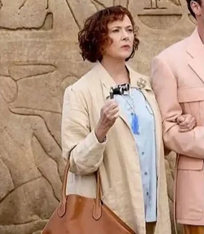 Death on the Nile Euphemia Bouc Long Trench Coat