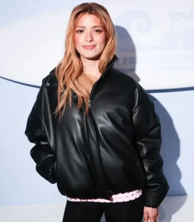 Dixie D Amelio Black Leather Jacket