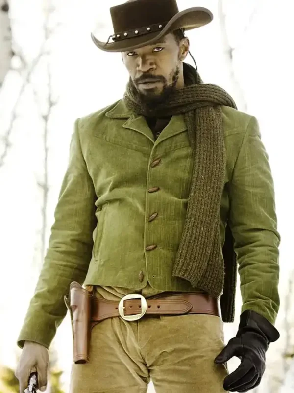 Django Unchained Jamie Foxx Green Jacket