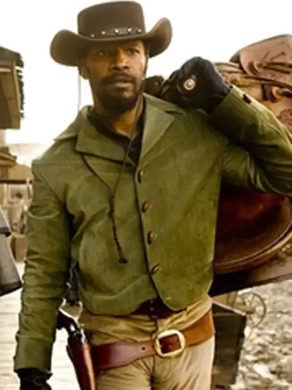 Django Unchained Jamie Foxx Green Jacket