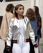 Dollface S01 EP09 Madison Maxwell Silver Jacket