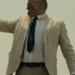 Dolph Lundgren Wanted Man (Movie 2024) Creamy Blazer