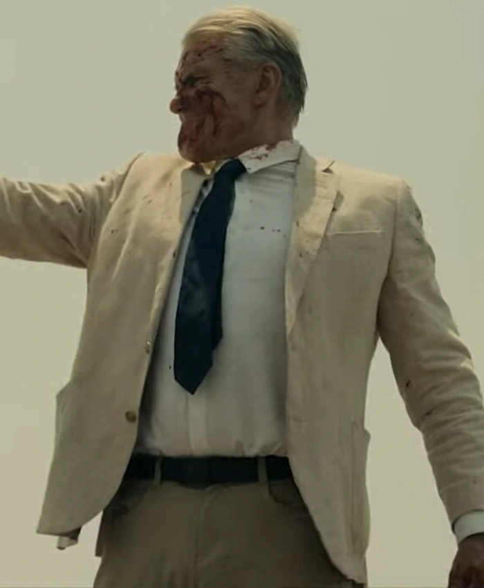 Dolph Lundgren Wanted Man (Movie 2024) Creamy Blazer Dolph Lundgren Wanted Man (Movie 2024) Creamy Blazer