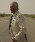 Dolph Lundgren Wanted Man (Movie 2024) Creamy Blazer