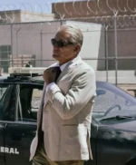 Dolph Lundgren Wanted Man (Movie 2024) Creamy Blazer
