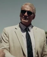 Dolph Lundgren Wanted Man (Movie 2024) Creamy Blazer