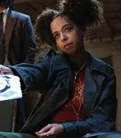Door Mouse 2022 Hayley Law Blue Trench Coat