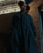 Door Mouse 2022 Hayley Law Blue Trench Coat