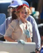 Dreamland 2023 Margot Robbie Cropped Blazer