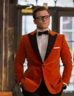 Eggsy Kingsman The Golden Circle Velvet Blazer