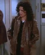 Elaine Benes Seinfeld Brown Leather Jacket