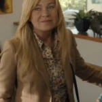 Ellen Pompeo Good American Family Brown Blazer