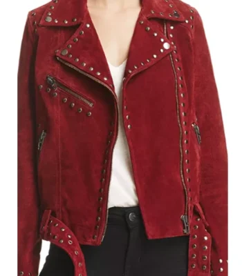 Ellie Catawnee Ransom Canyon S01 Studded Suede Jacket