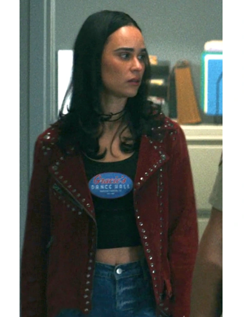 Ellie Catawnee Ransom Canyon S01 Studded Suede Jacket Ellie Catawnee Ransom Canyon S01 Studded Suede Jacket