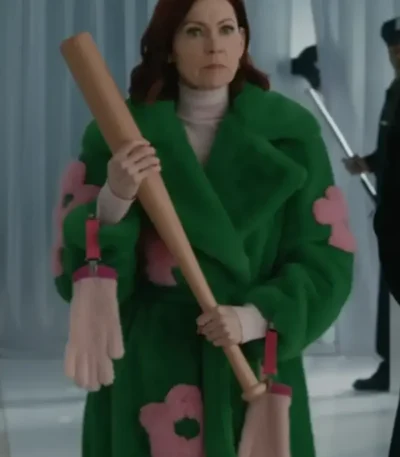 Elsbeth S03 Carrie Preston Green Flower Coat
