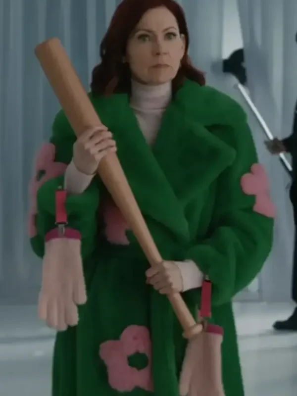Elsbeth S03 Carrie Preston Green Flower Coat