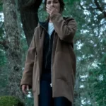Ema Garay Caught S01 Brown Hooded Coat