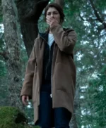 Ema Garay Caught S01 Brown Hooded Coat