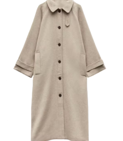 Emily Wright I Jack Wright S01 Beige Coat