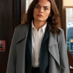 Emma Mackey Ella McCay Grey Trench Coat