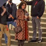 Empire Of Light Olivia Colman Plaid Trench Coat