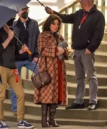 Empire Of Light Olivia Colman Plaid Trench Coat