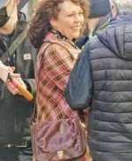 Empire Of Light Olivia Colman Plaid Trench Coat