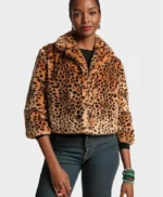 Erika Jacket Fur Leopard
