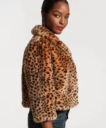 Erika Jacket Fur Leopard