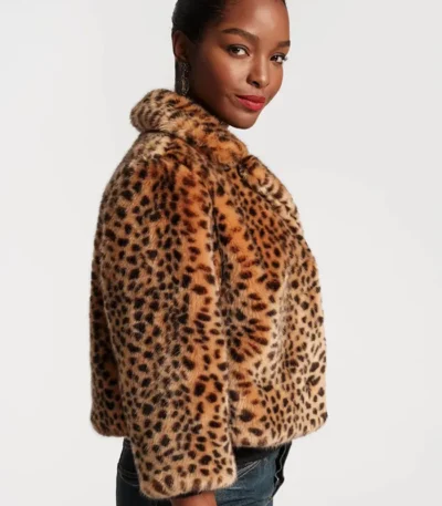 Erika Jacket Fur Leopard