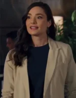 Eva Bourne Make Me A Match Beige Blazer