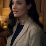 Eva Bourne Make Me A Match Beige Blazer