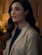 Eva Bourne Make Me A Match Beige Blazer