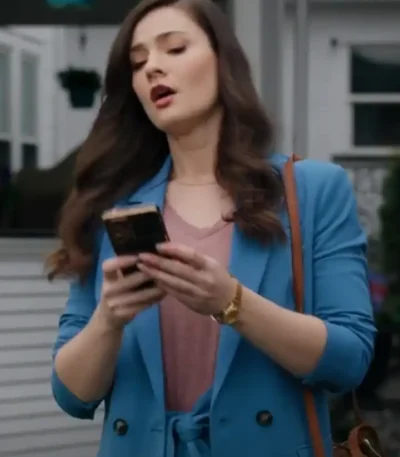 Make Me A Match 2023 Eva Bourne Blue Suit