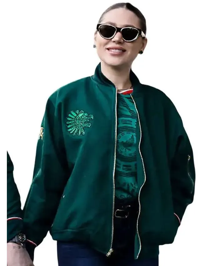 FIFA 2026 Fernanda Gómez Mexico Bomber Jacket FIFA 2026 Fernanda Gómez Mexico Bomber Jacket