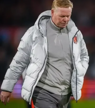 FIFA 2026 Ronald Koeman Grey Puffer Jacket