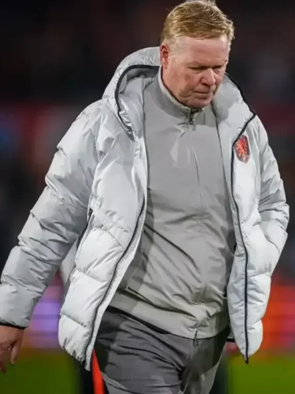 FIFA 2026 Ronald Koeman Grey Puffer Jacket